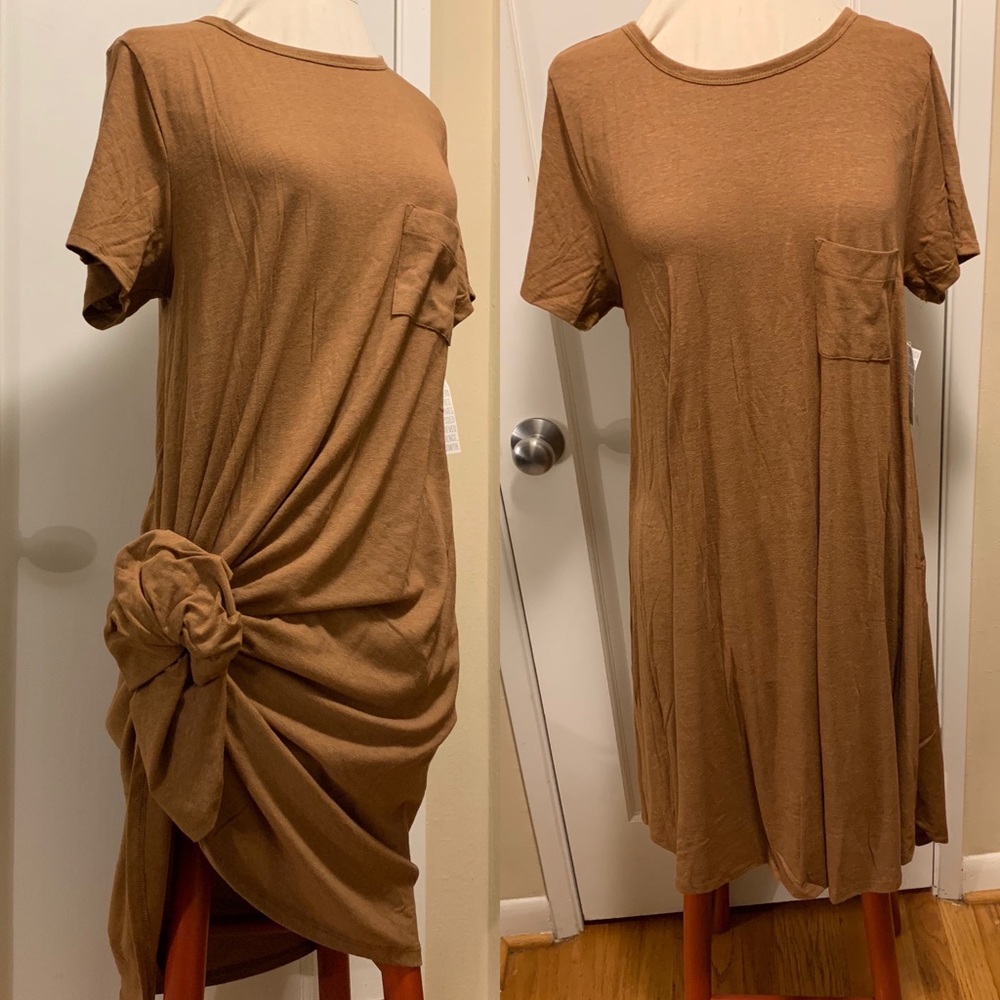 Dark Heather Mustard NWT Carly Swing Dress LuLaRoe